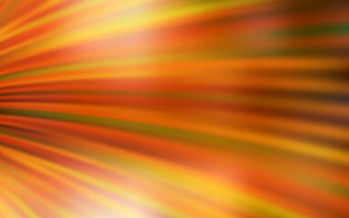 Light Orange vector layout with wry lines. Colorful geometric sample with gradient lines.  A completely new design for your business.