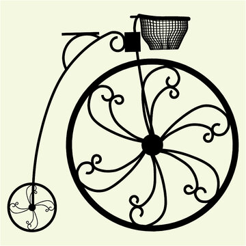 recommend clip art: Penny-Farthing Bicycle Vector 