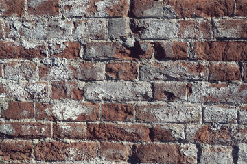 old brick wall background / abstract vintage background, vintage stones, bricks texture