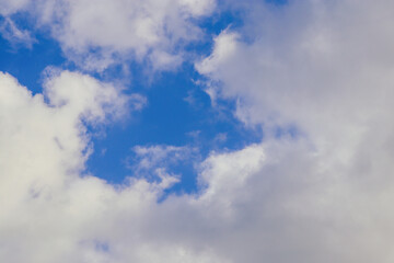 blue sky with clouds