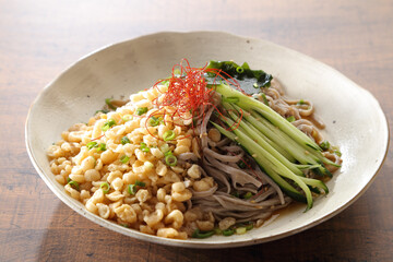 冷やしたぬき蕎麦