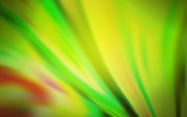 Light Green, Yellow vector blurred shine abstract background. An elegant bright illustration with gradient. Completely new design for your business.