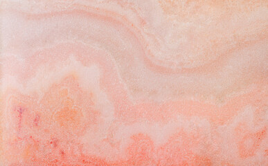 Obraz na płótnie Canvas light pink color agate macro structure