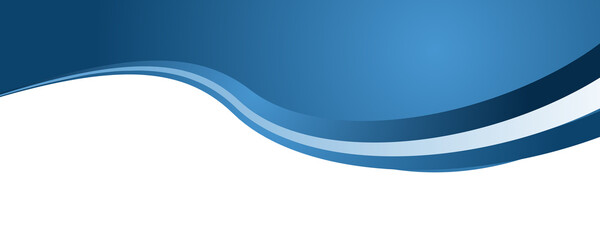 Abstract blue white wave element for design. Wave with lines created using blend tool