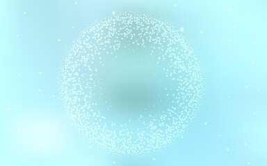 Light BLUE vector background with astronomical stars. Modern abstract illustration with Big Dipper stars. Pattern for astronomy websites.