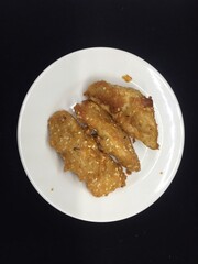 Fried Banana and  Batter Taro  Foods that are high in energy and vitamins