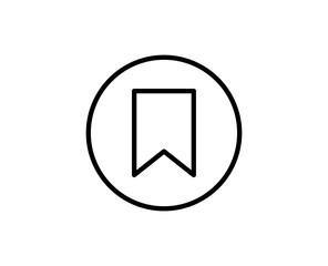 Bookmark line icon