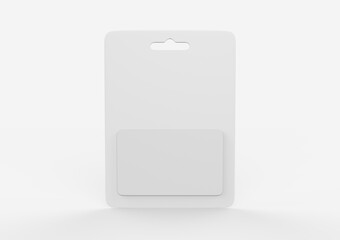 blank gift card for shops. Blank gift card store. A set of gift (discount) cards. 3d illustration