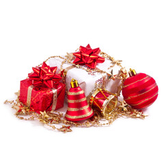 Christmas decoration isolated on a white background.