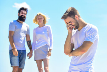 Cause for suffering. Jealous spouse. Negative influence jealous. Family psychology. Relationship...