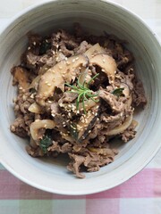 한국의 전통음식 소불고기
