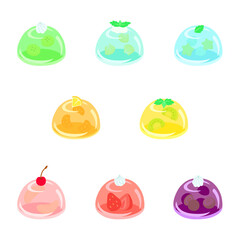 ゼリー フルーツ＋デコレーション付（丸型）