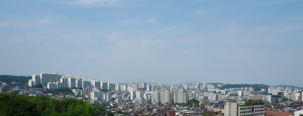 한국 서울시 도심 풍경 

