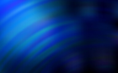 Dark BLUE vector layout with wry lines. Colorful illustration in abstract style with gradient. Template for cell phone screens.