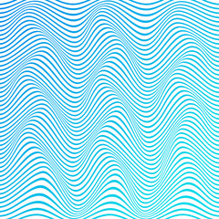 ABSTRACT COLORFUL WAVY LINE. OPTICAL ILLUSION PATTERN BACKGROUND. COVER DESIGN 