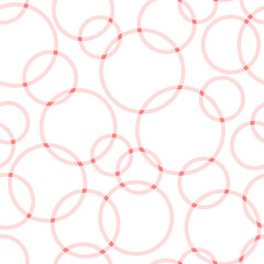 Vector seamless geometric pattern with bubbles. Simple design for wrapping, wallpaper, textile