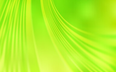 Obraz premium Light Green, Yellow vector layout with wry lines. Creative illustration in halftone style with gradient. A completely new template for your design.