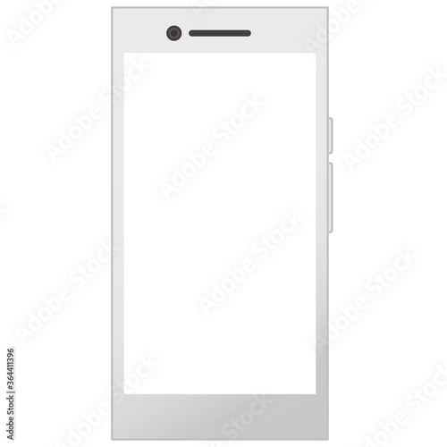 スマホ スマートフォン モックアップ白 Wall Mural 榊 望治
