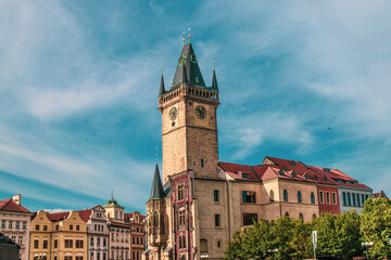 Scenic view of historical center Prague, Charles bridge, and buildings of the old town, Prague. is the capital and largest city in the Czech Republic, the 13th largest city in the European Union.