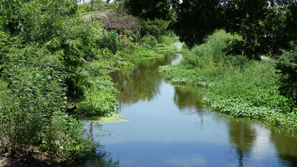 The canals along the countryside