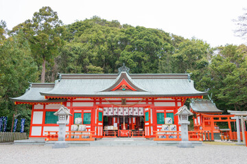 Asuka Shrine in Shingu, Wakayama, Japan. The Shrine was a history of over 2400 years.