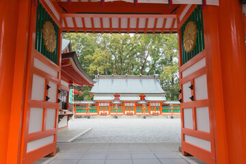 Kumano Hayatama Taisha Shrine in Shingu, Wakayama, Japan. It is part of the "Sacred Sites and Pilgrimage Routes in the Kii Mountain Range" UNESCO World Heritage Site.
