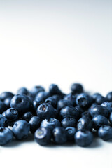 Beautiful blueberry close up background with deep shadows