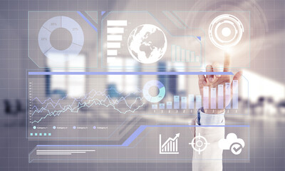 Concept of using modern technologies for business globalization and networking