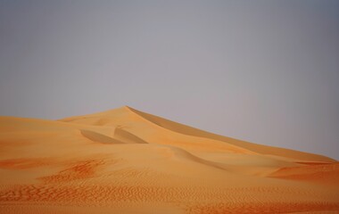 Fototapeta na wymiar sand dunes in the liwa desert