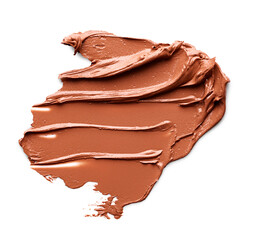 Liquid foundation stroke isolated on white background