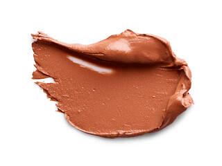 Liquid foundation stroke isolated on white background