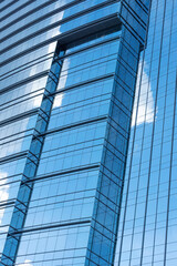 Fototapeta premium Exterior of modern architecture. Building abstract background