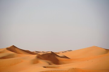 Fototapeta na wymiar sand dunes in the emirates
