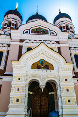 The Alexander Nevsky Cathedral (Aleksander Nevski cathedral) is an orthodox cathedral. It was built in a typical Russian Revival style between 1894 and 1900 in Tallinn, Estonia