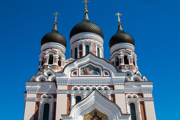 The Alexander Nevsky Cathedral (Aleksander Nevski cathedral) is an orthodox cathedral. It was built in a typical Russian Revival style between 1894 and 1900 in Tallinn, Estonia
