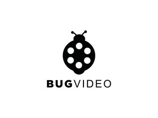 bug camera creative logo template design