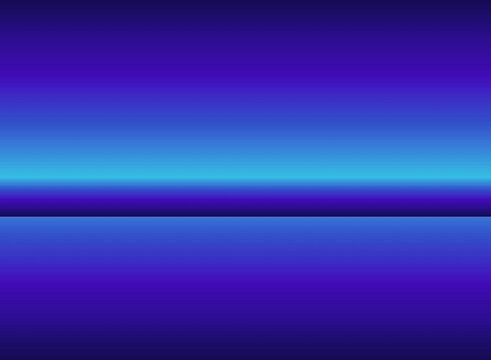 blue gradient room in 3D rendering. Empty vivid navy blue color studio table room background, product display with copy space for display of content design. Banner for advertise product on website. 