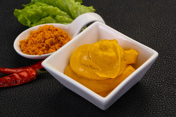 Curry sauce in the bowl