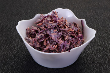 Cole slaw salad with cabbage