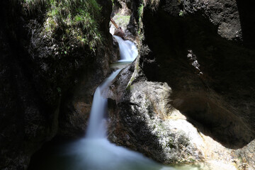 Wasserfall in der Almbachklamm
