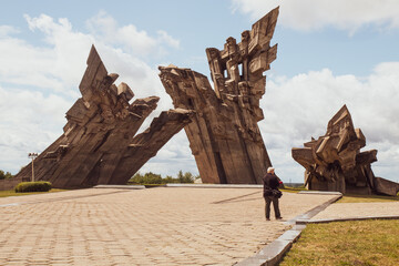 Memorial of the Victims of Nazism at the Ninth Fort, Kaunas, Lithuania. is a&nbsp;stronghold&nbsp;in the northern part of&nbsp;&Scaron;ilainiai elderate,&nbsp;Kaunas,&nbsp;Lithuania. It is a part of the&nbsp;Kaunas Fortress