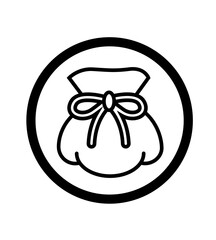 Japanese traditional pattern kimono good luck charm