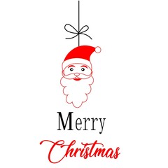 christmas santa claus vector illustration