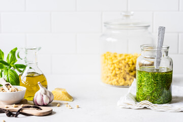 Pesto with Ingredients