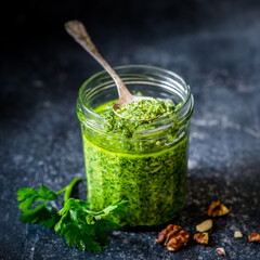 Parsley and Walnut Pesto