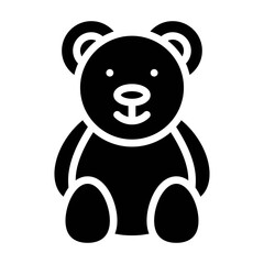 birthday or new born baby related teddy bear for gift vectors in solid design,