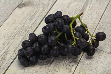 Fresh ripe sweet red grape