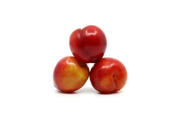 Fototapeta na wymiar fresh and delicious plums