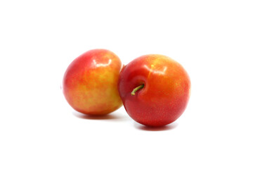 fresh and delicious plums