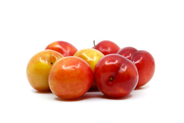 fresh and delicious plums